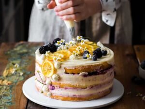 <strong>Lemon Blueberry Cake Recipe</strong>