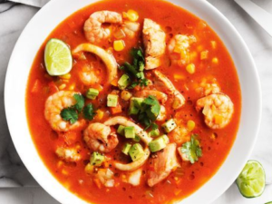 Mexican-style Seafood Soup recipe